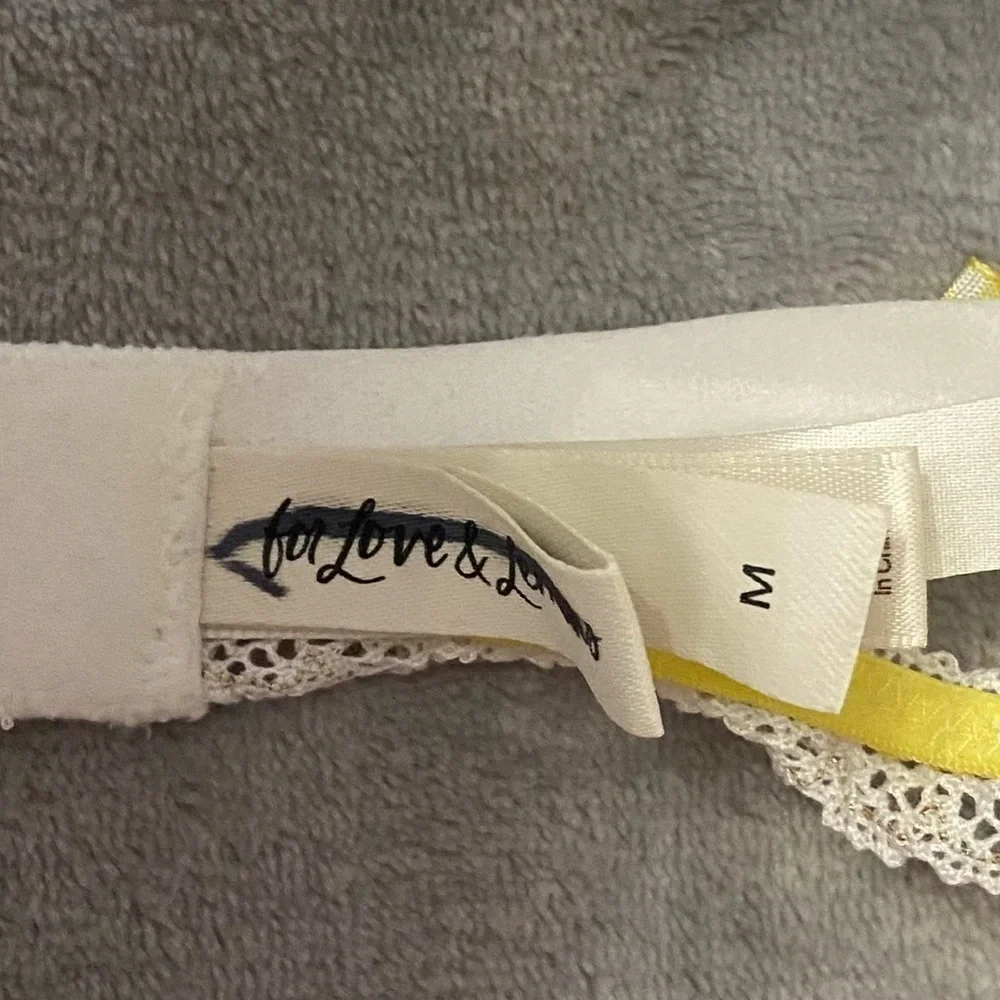 New! For Love & Lemons Lemon Daisy Underwire Bra 24565